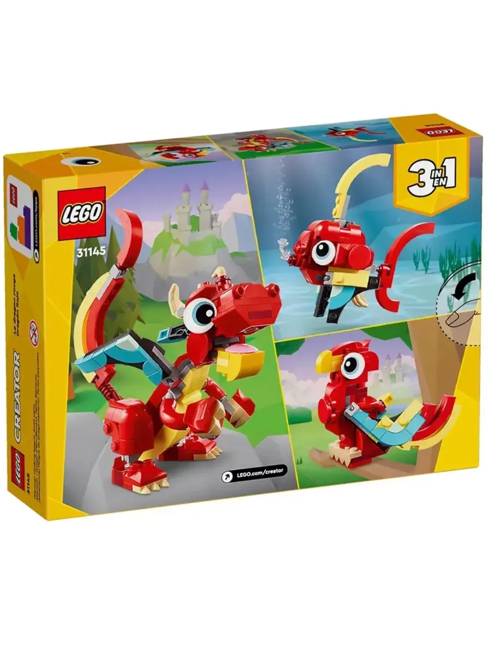 Лего Красный дракон 31145 Lego Creator