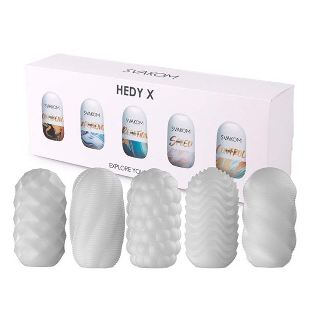 Набор из 5 мини-мастурбаторов с разной формой Svakom Hedy X5 Mixed SL42A