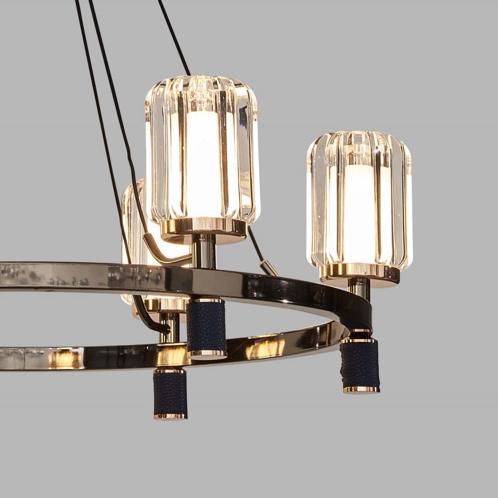 Люстра P0738-6A gold/black