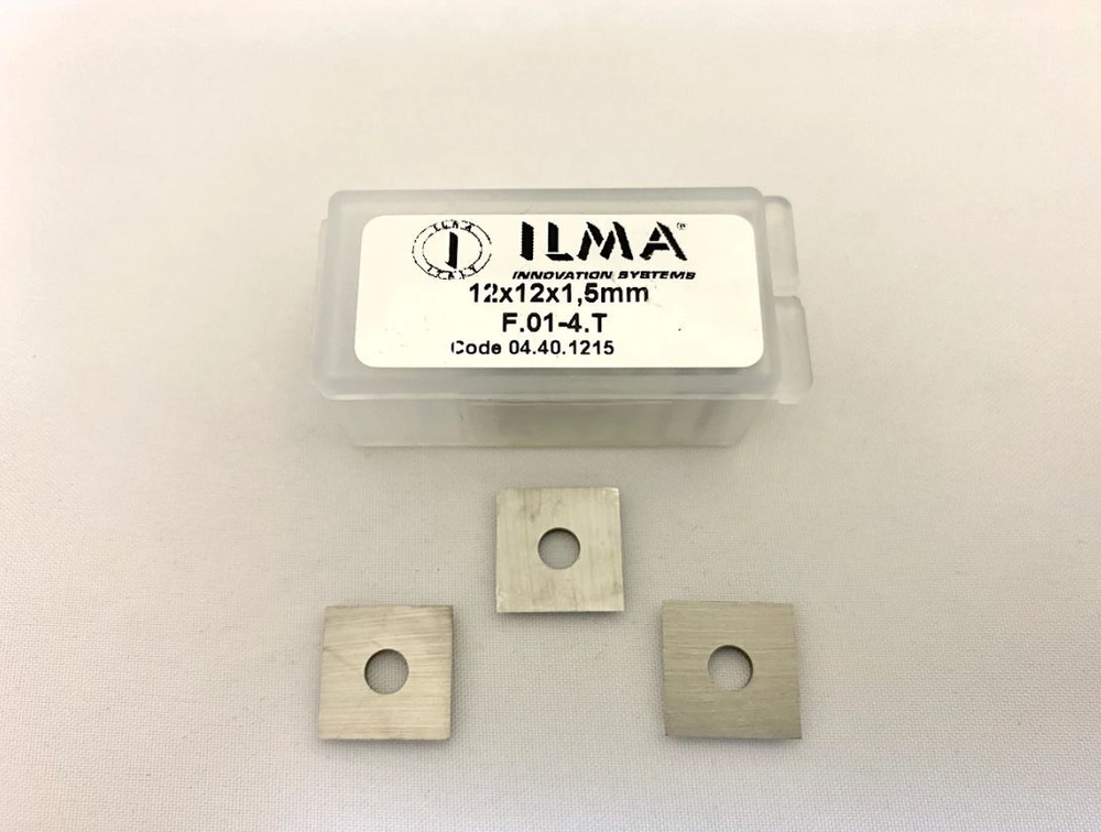 Нож сменный квадратный твердосплавный 12x12x1,5 35° d4 HW, ILMA