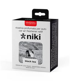 Сменный блок ароматизатора для автомобиля NIKI Черный чай, Mr&Mrs Fragrance
