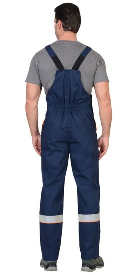 Костюм "Сириус-Мастер" полукомбинезон (синий/оранжевый)