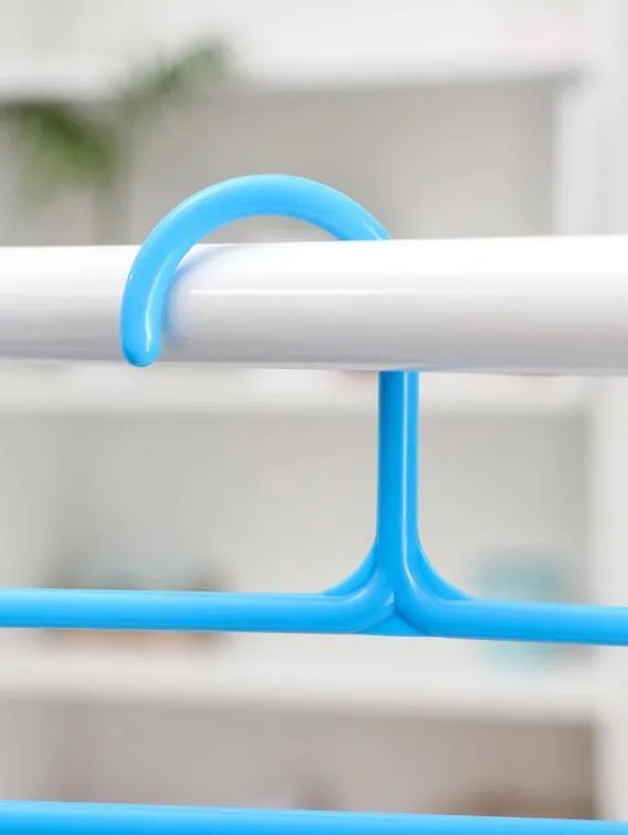 Вешалка для брюк и юбок Доляна, 5 уровней, 31×31 см, цвет МИКС