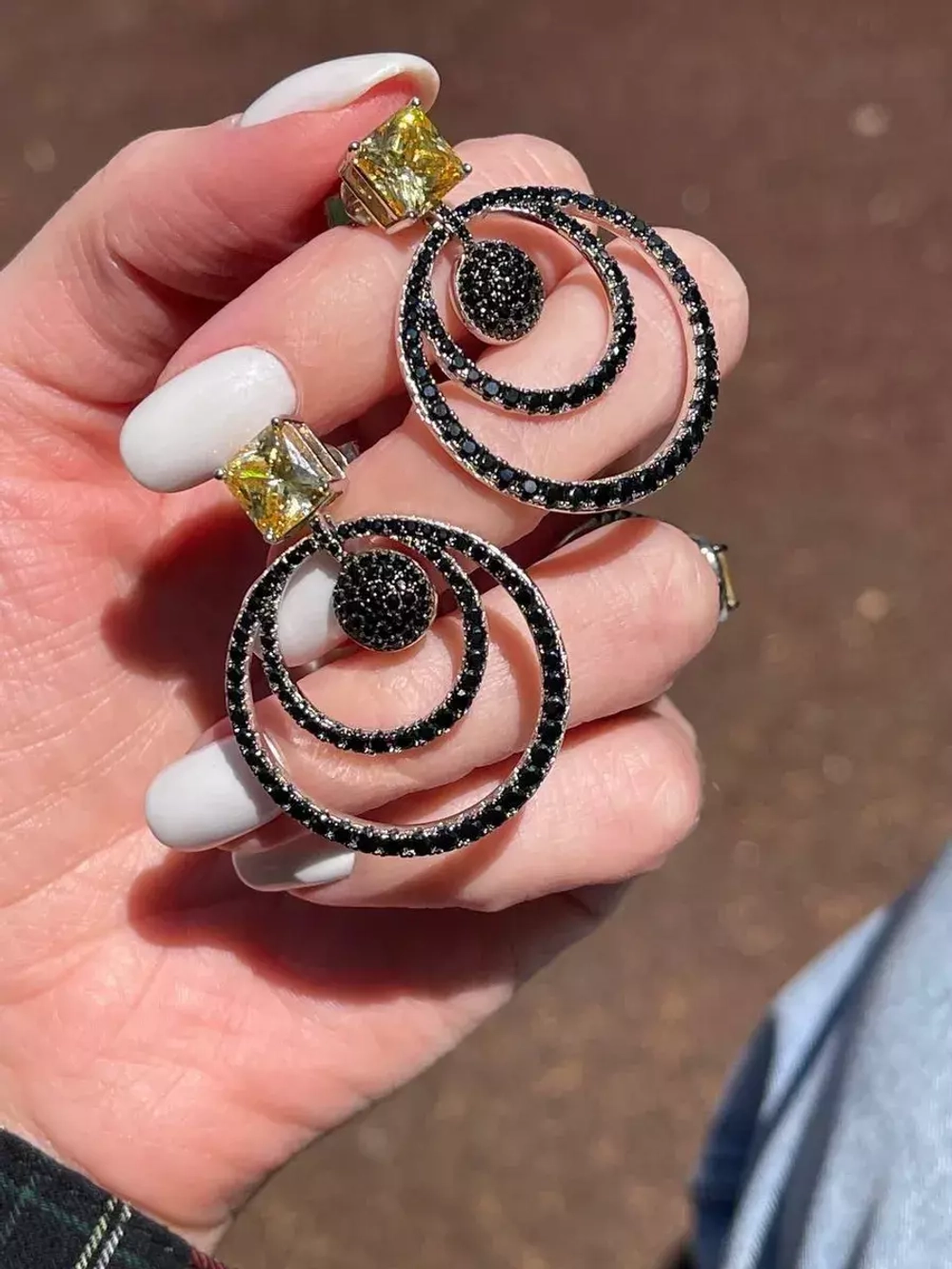 Серьги Circle