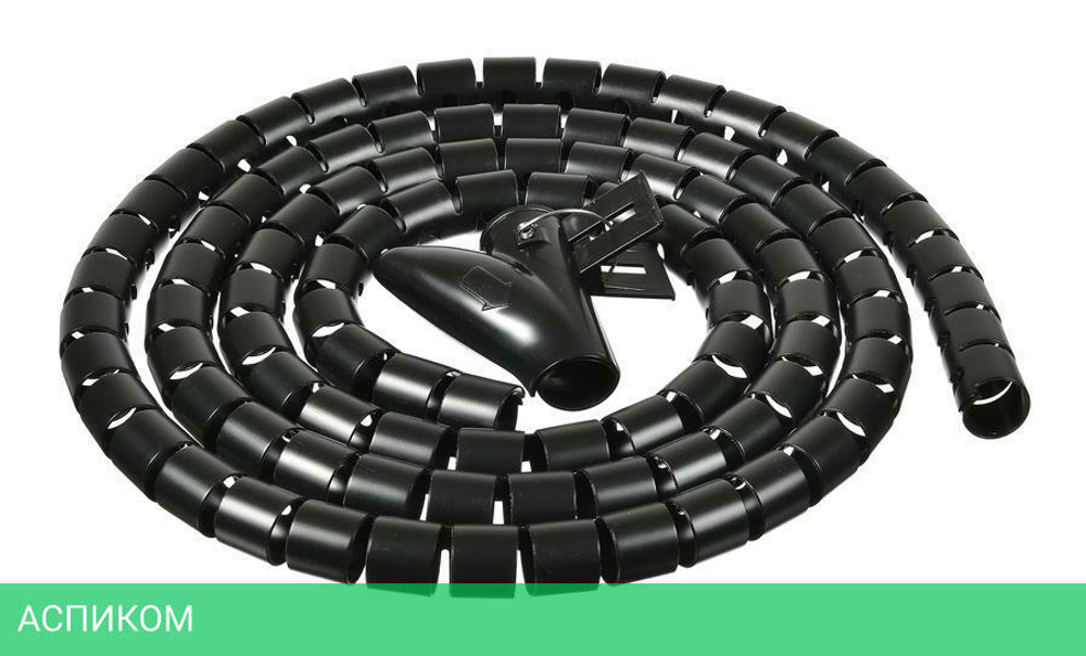 Лента спиральная Buro Spiral Hose 15x1500mm Black (BHP CG155B)