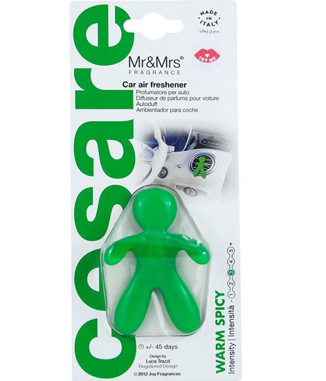 Специи, ароматизатор для автомобиля Cesare зелёный, Mr&Mrs Fragrance