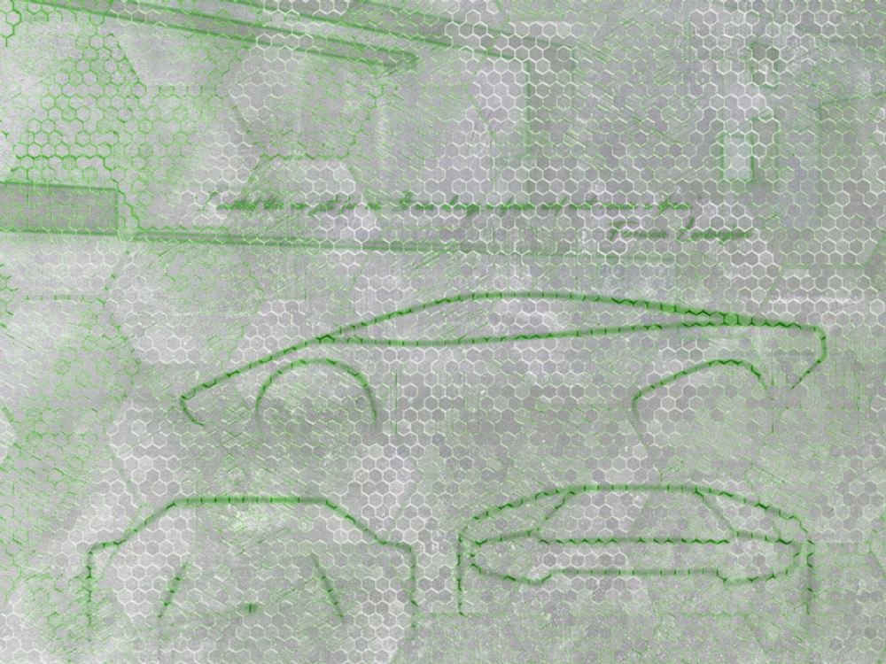 90058 Панно Zambaiti (Lamborghini II) 3,30x3,00 винил на флизелине