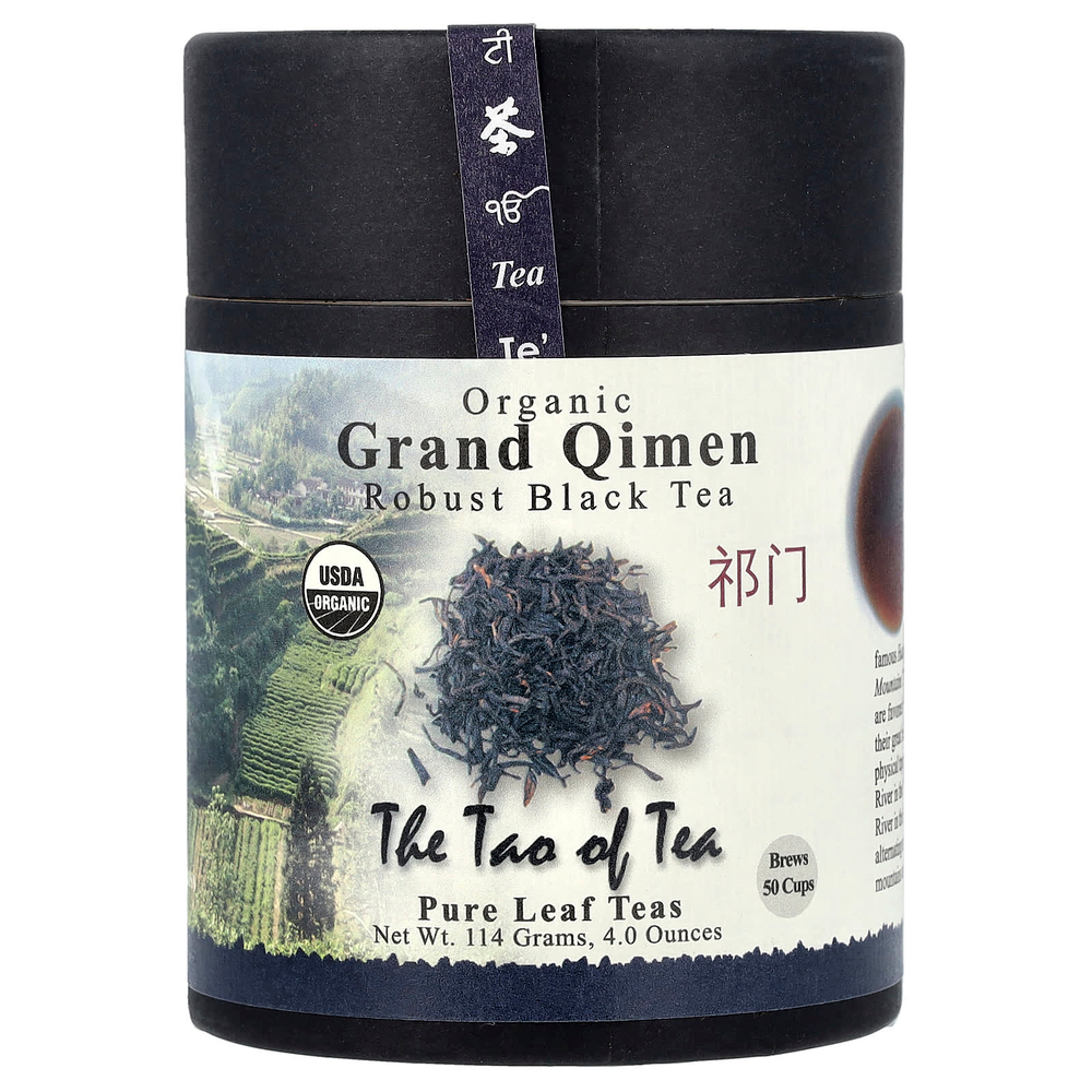 The Tao of Tea, Крепкий органический черный чай, великий цимень, 114 г (4 унции)