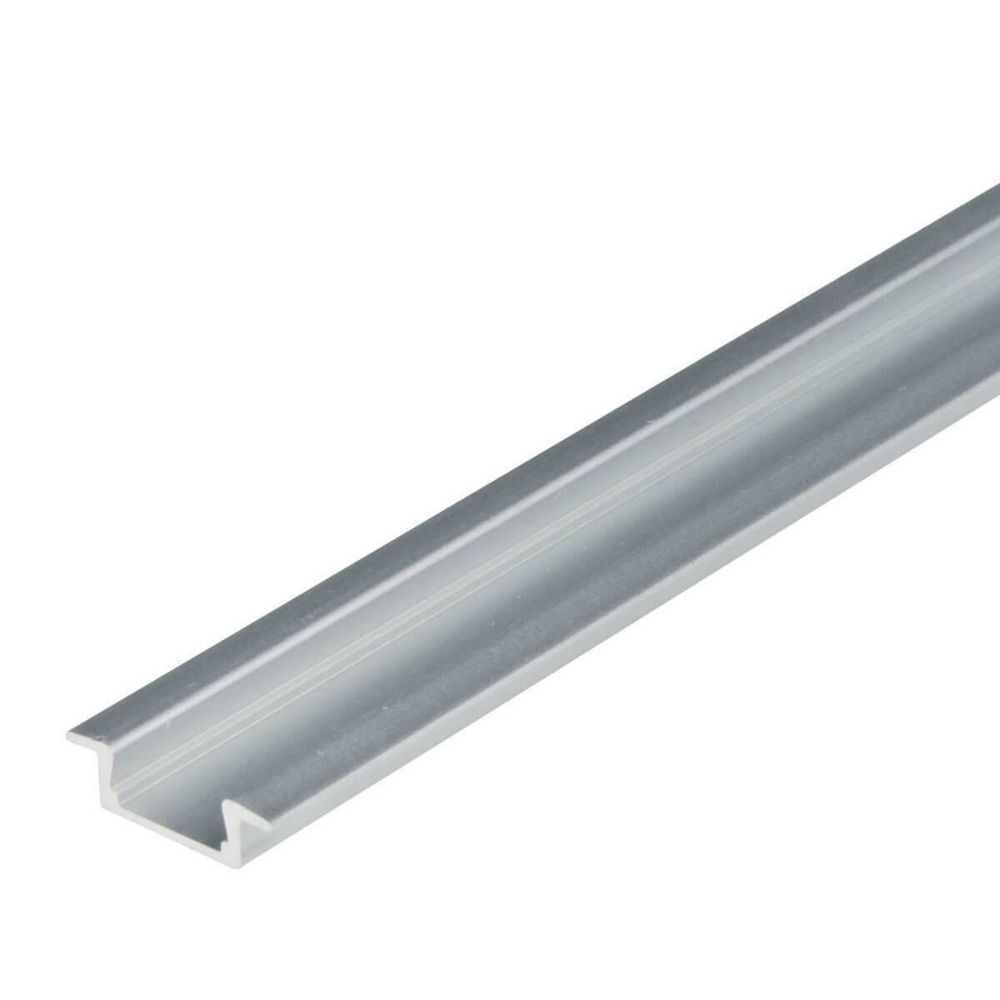 UFE-A11 SILVER 200 POLYBAG Врезной профиль для светодиодной ленты, анодированный алюминий. Длина 200 см. ТМ Uniel