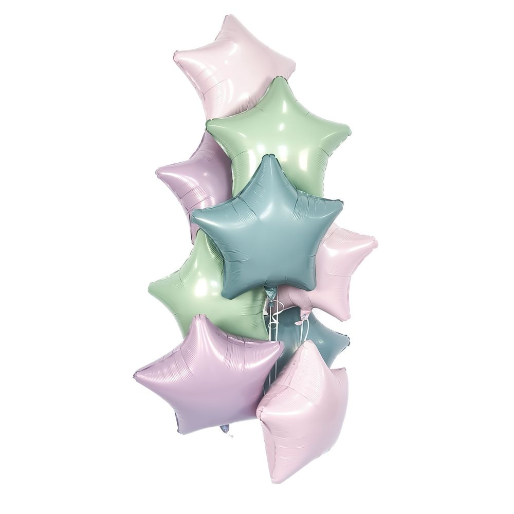 Шар (19''/48 см) Звезда, Олива, 1 шт.