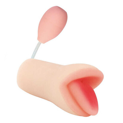 Мастурбатор-рот с посасывающим эффектом Stronger Suction (Цвет: телесный)