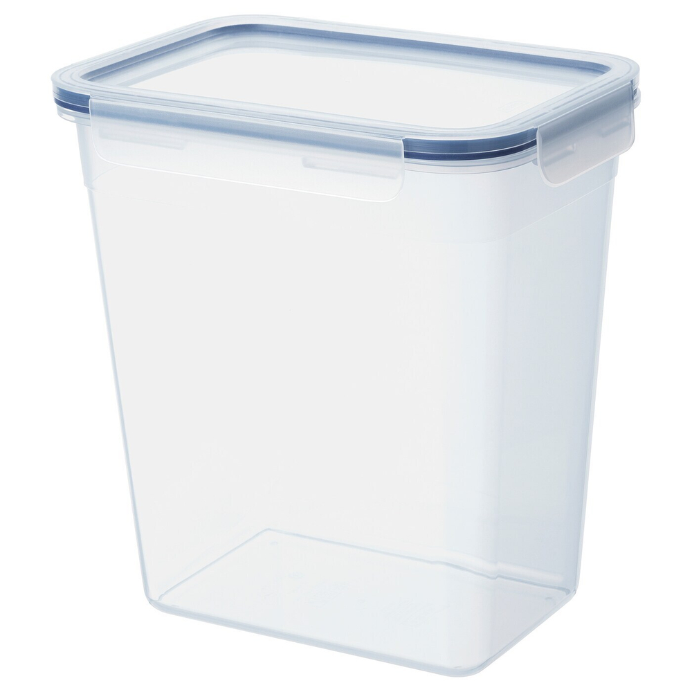 IKEA 365+ Контейнер для продуктов с крышкой, прямоугольный/пластик, 4,2 л