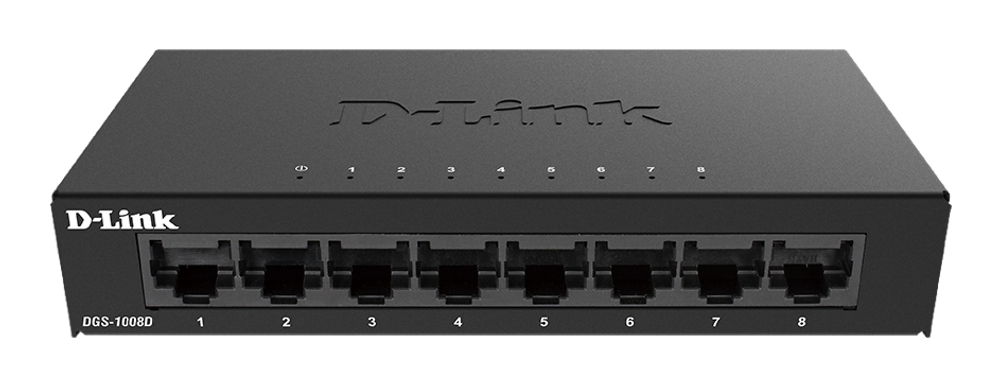 D-Link DGS-1008D коммутатор 8 портов 10/100/1000 Мбит/сек