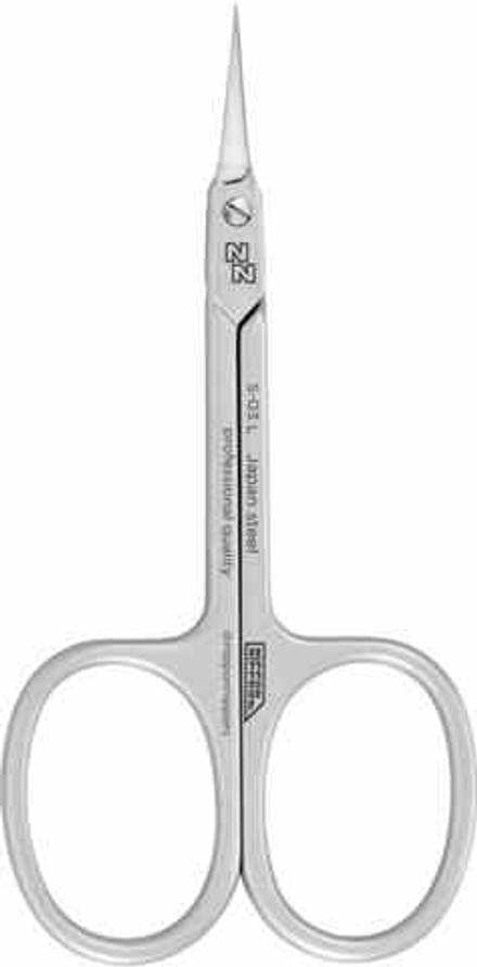 Ножницы Nippon Nippers S-03L для кутикулы для левши длина 90мм матовые