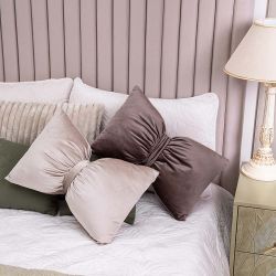 Подушка декоративная Бант Кофе