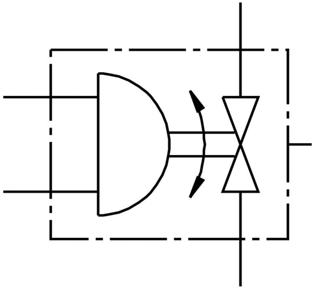 Шаровой кран с приводом Festo VZBM-A-3/8-RP-40-D-2-B2-PA10 Ру40 Ду10 (PN40 DN10)