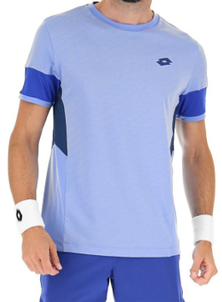 Мужская теннисная футболка Lotto Tech и - D1 T-Shirt - cornflower