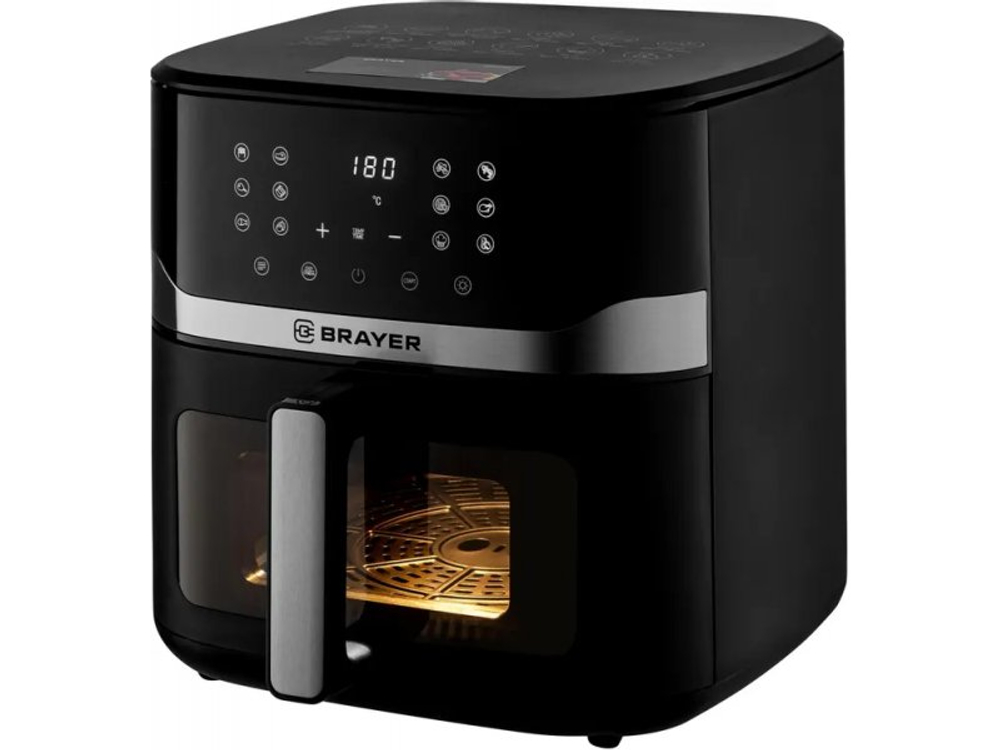 Аэрогриль Brayer BR2040 черный/серебристый