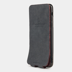 Special order: Чехол для iPhone 11 Pro Max из натуральной кожи крокодила, цвета бордовый лак