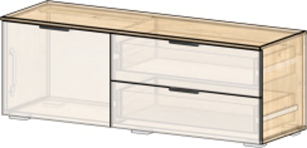 Модульная система "Мегаполис" графит софт