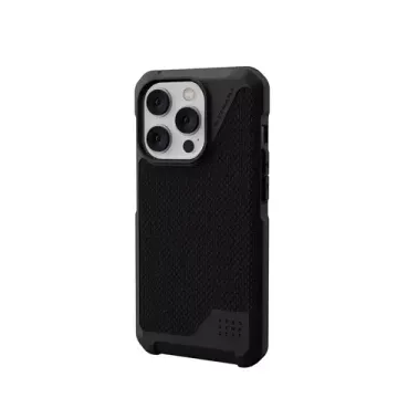Чехол с поддержкой MAGSAFE Uag Metropolis LT ткань Kevlar для iPhone 14 Pro Max 6.7", цвет черный (Black)
