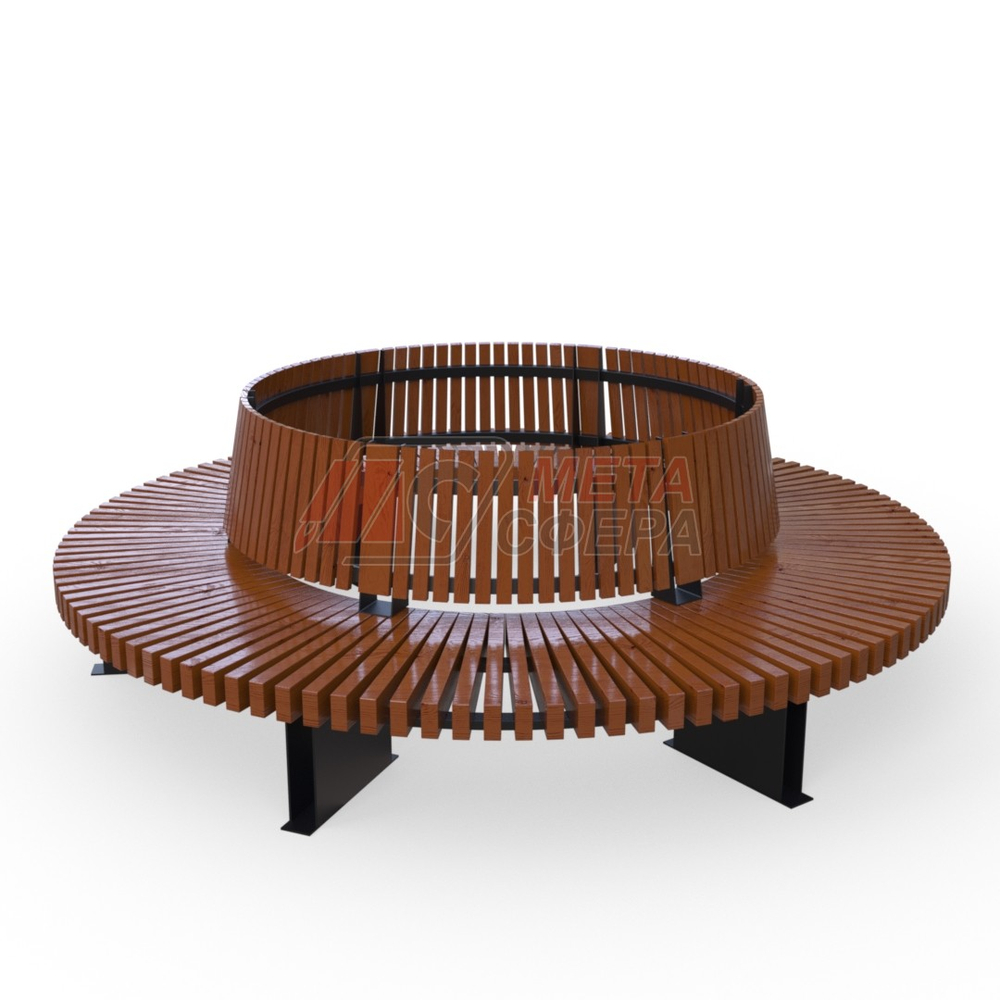 Скамейка Rail Road 03 круг