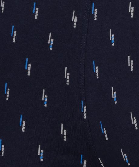 Трусы мужские боксеры (3шт), Atlantic 3MH-025/03, темно-синий + голубой + темно-синий