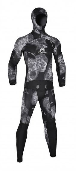 Куртка гидрокостюма H.Dessault (C4 Carbon) Black Side 3 мм