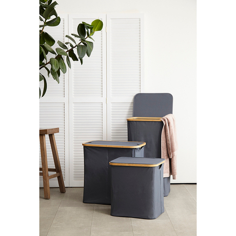 Корзина для белья 41х35х74см Smart Solutions Neat Tall серая