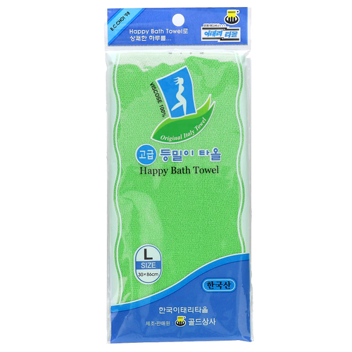 Goldsangsa, Happy банное полотенце, большое, зеленое, 1 шт.