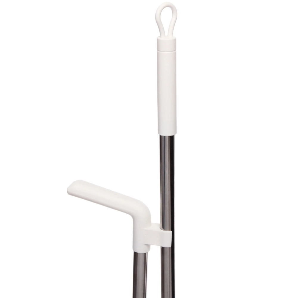 Набор для уборки, щетка для пола с совком «Disco» белый 1103