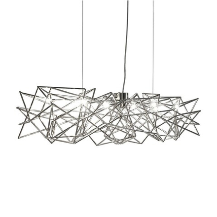 Pendant design lamp  Etoile by Terzani Long (Silver)