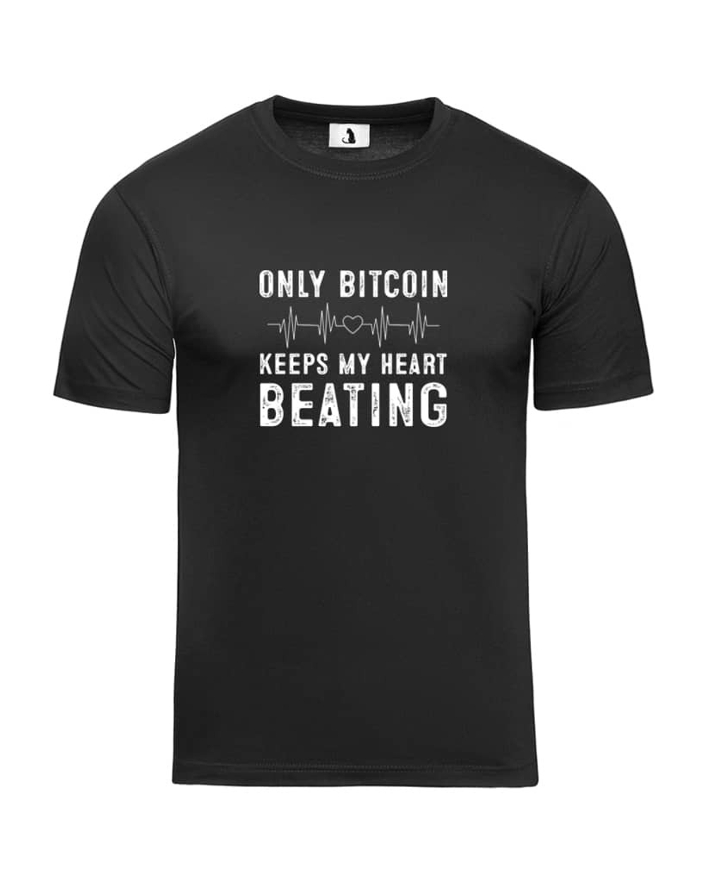 Футболка Only Bitcoin прямая черная