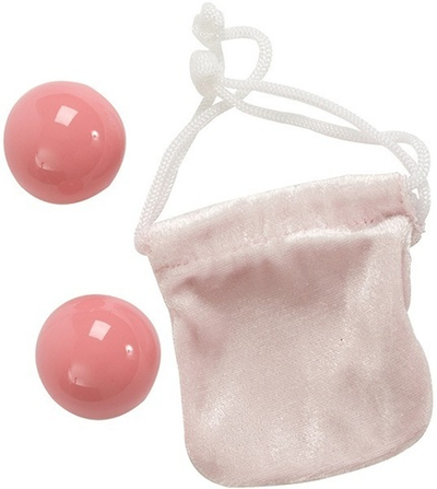 Розовые вагинальные шарики X-LARGE BEN-WA