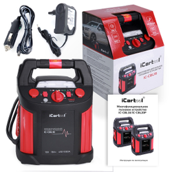 Пусковое устройство 12В, 18 000 мАч, 450/1000А iCartool IC-CBL18_1 (Уценка)