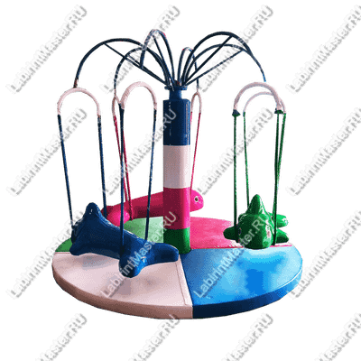 Электрическая карусель детская 4KIDS "Морское приключение"