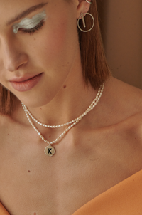 Колье с буквой