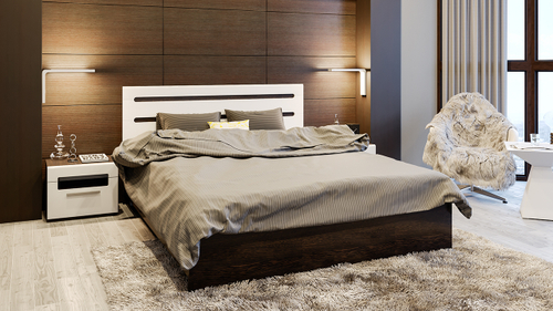 Спальный гарнитур «Фьюжн» стандартный без шкафа