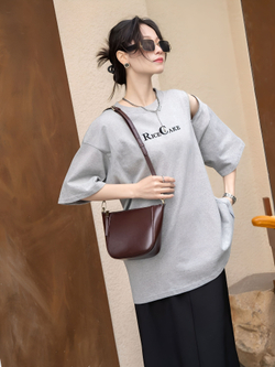 сумка женская натуральная кожа через плечо кросс боди маленькая