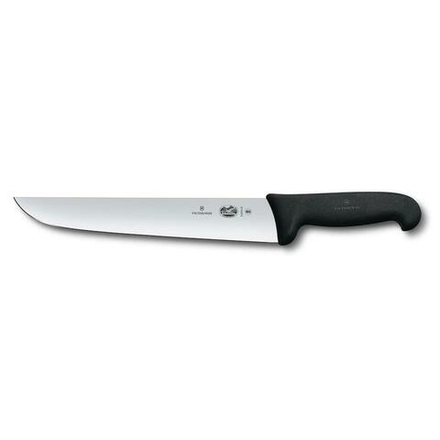 Нож для нарезки 28 см черная фиброкс ручка Victorinox Fibrox