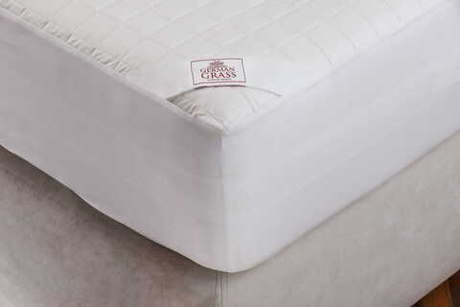 Наматрасник непромокаемый на резинке 200х200х40 German Grass Mattress Cotton Drysoft белый