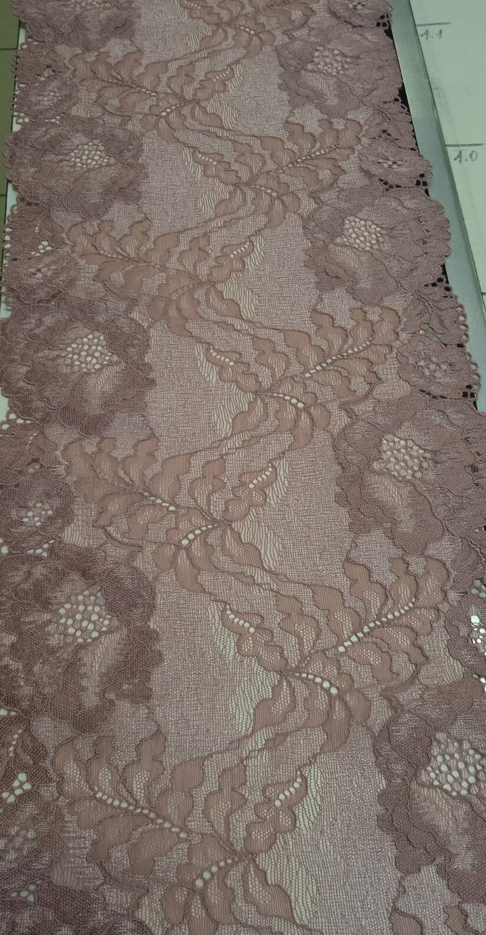 ПЫЛЬНАЯ РОЗА, эластичное кружево для нижнего белья