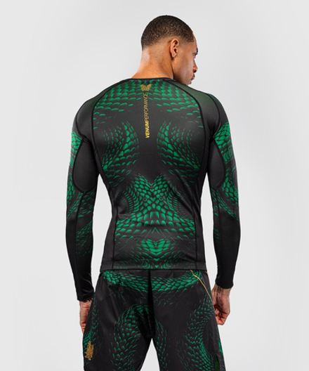 Рашгард Venum Matupa Black/Green/Gold L/S