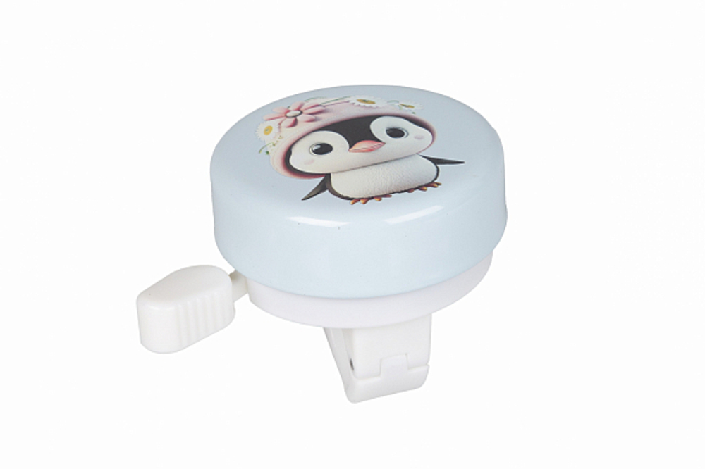 Звонок 25-45D-14 сталь/пластик, голубой с белым