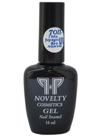 Novelty Cosmetics Покрытие верхнее для ногтей Gel Formula Top Coat, прозрачное покрытие, 14 мл