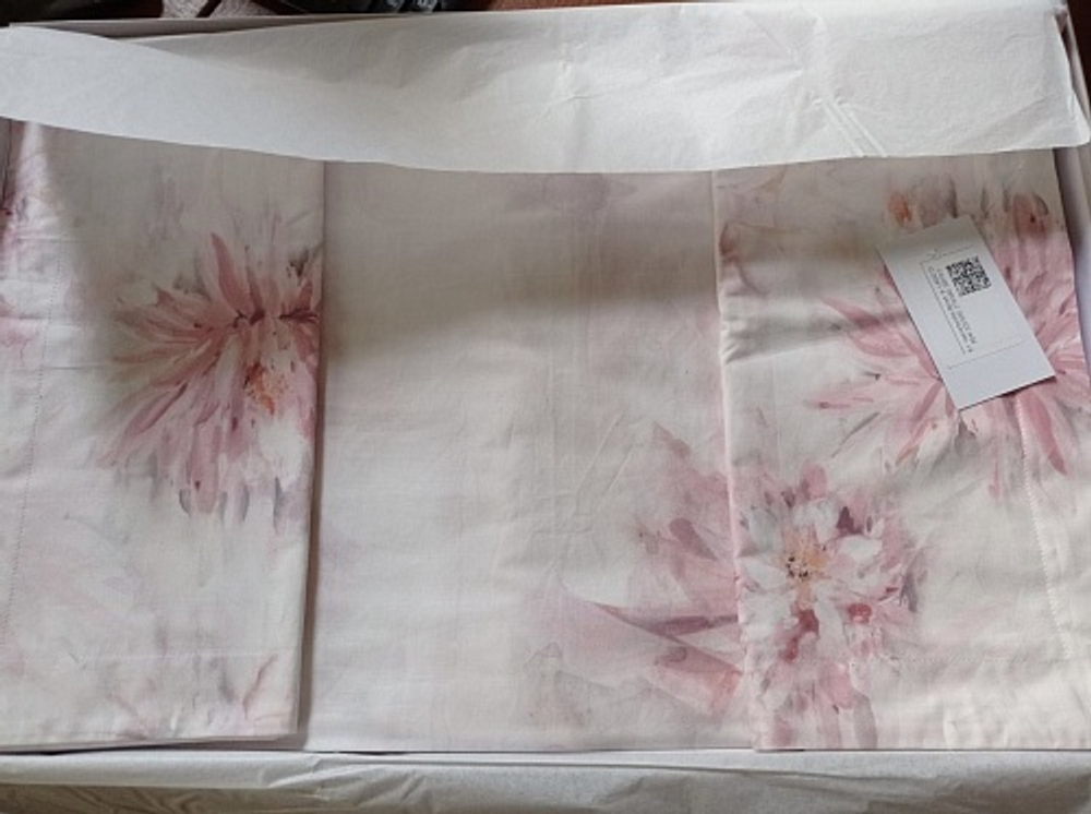 Постельное белье 2 спальное евро Mirabello Lago di Seki розовое