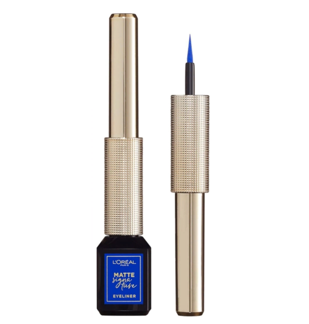 L'Oreal Paris Лайнер для глаз Matte Signature, водостойкий, тон №02, Индиго, 3 мл