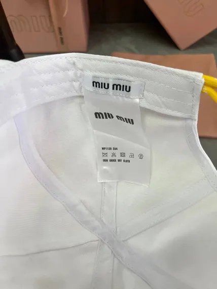 Бейсболка MIU MIU джинсовая
