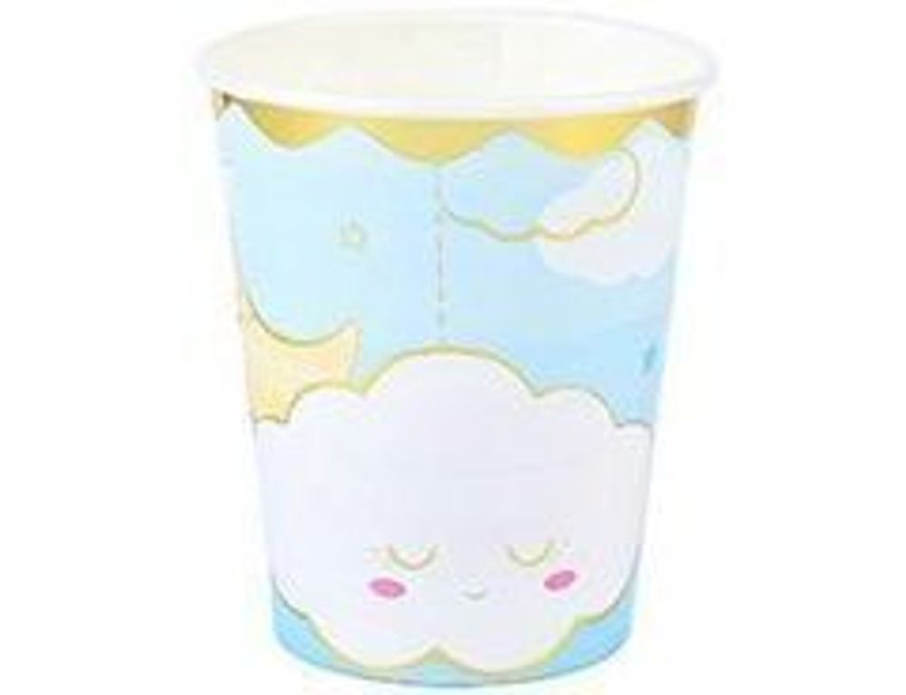 Стаканы бумажные, Детские грезы, Голубые, 250 мл, 6 шт, 1 уп.