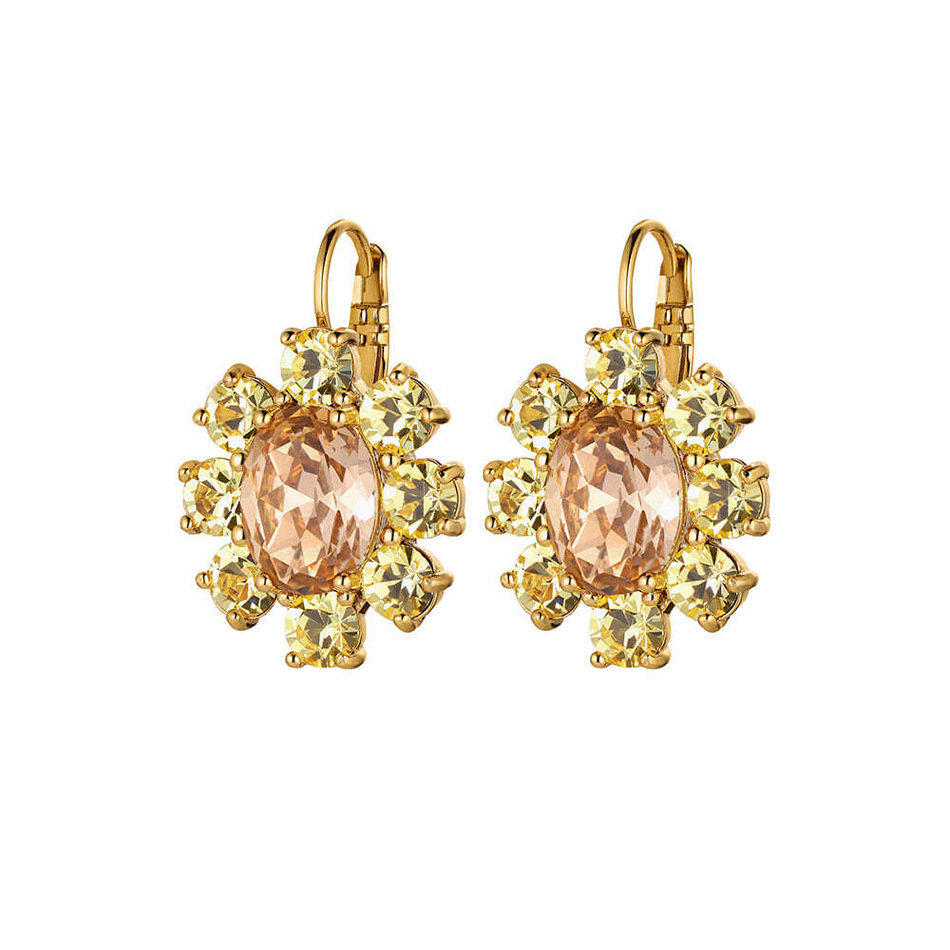 Серьги Dyrberg Kern VALENTINA SG PEACH / GOLDEN 420040 G/BR